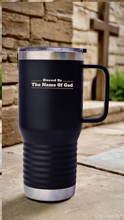 20oz Tumbler with Handle — Snap Lid