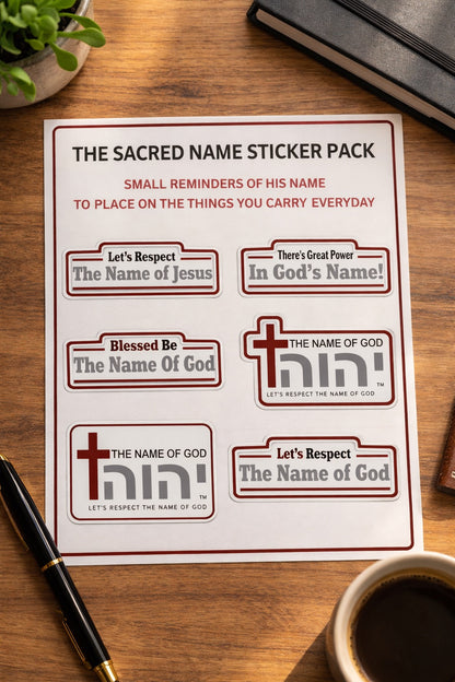 The Sacred Name - Sticker Pack